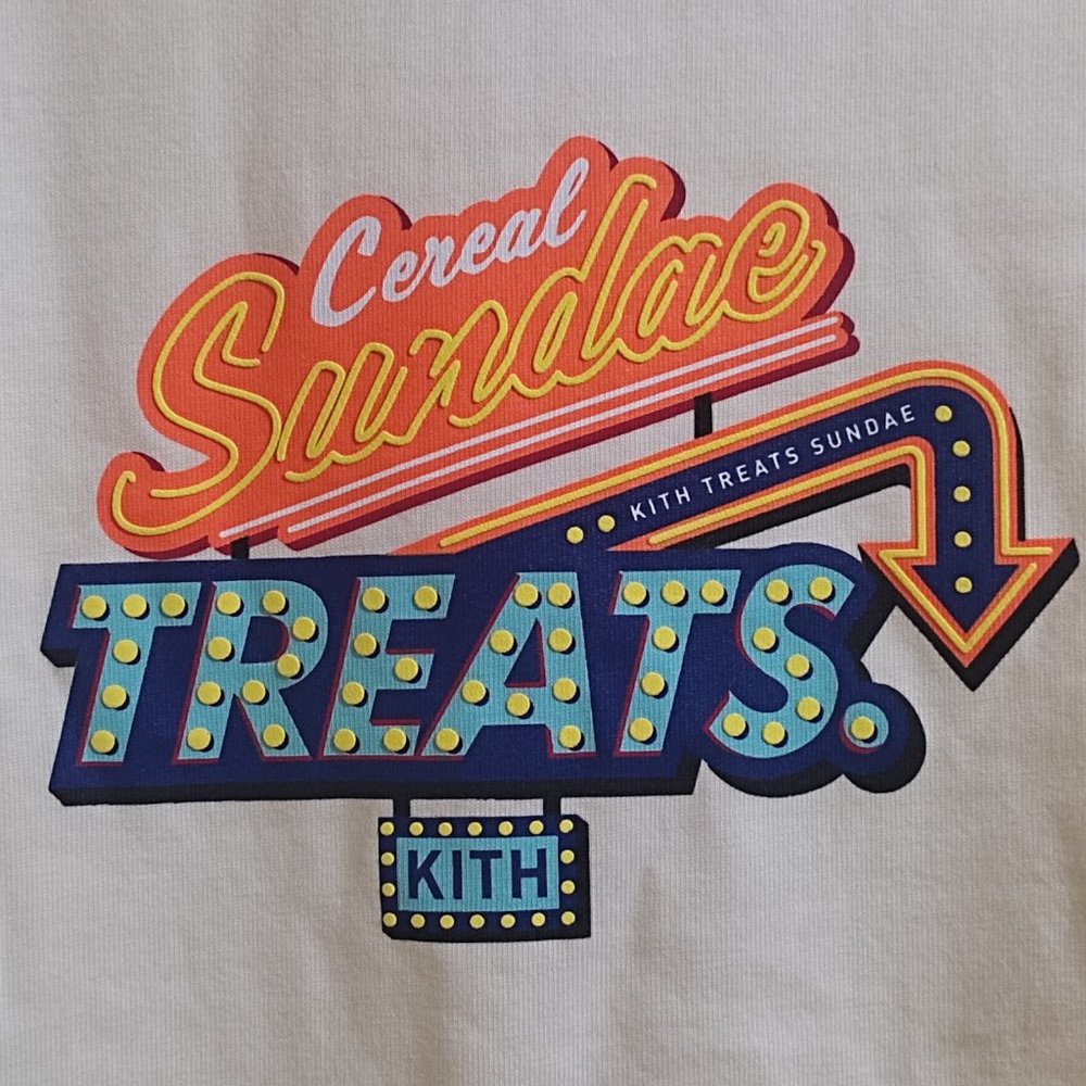 Kith Treats Sundae Station Sandrift Tee - M - L - Picture 8 of 11